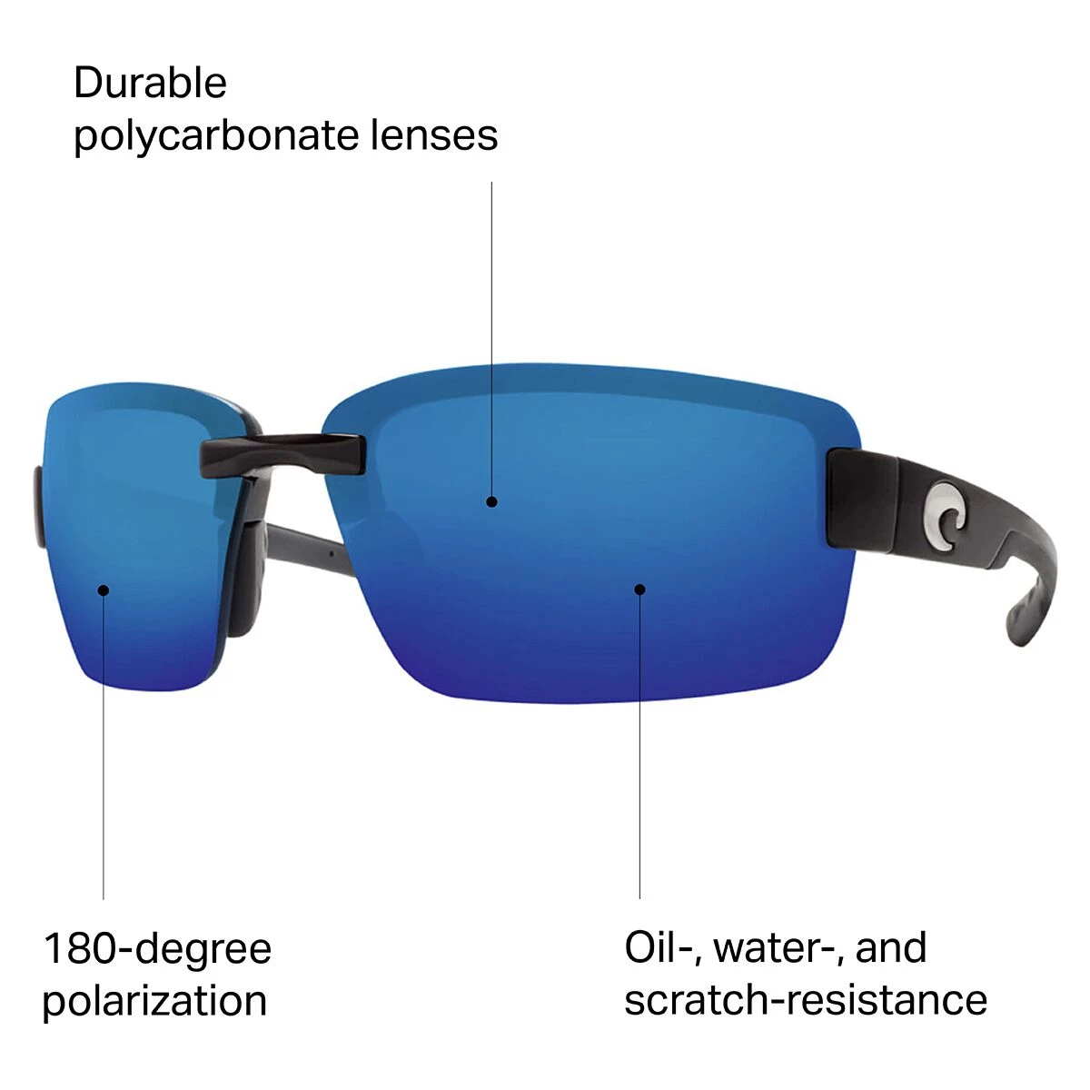 Cheap 🛒 Costa Galveston 580P Polarized 👓 Sunglasses ⌛ 4 Cheap 🛒 Costa Galveston 580P Polarized 👓 Sunglasses ⌛ - Image 2