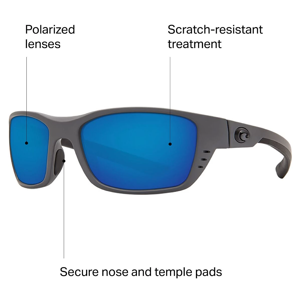 Outlet ⌛ Costa Whitetip 580P Polarized 👓 Sunglasses 😍 8 Outlet ⌛ Costa Whitetip 580P Polarized 👓 Sunglasses 😍 - Image 6